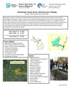 Huron River - Washtenaw County Green Infrastructure Planning