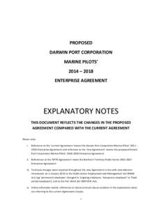 Microsoft Word - DPC Marine PilotEA - Explanatory Notes - Final - 19 December 2014