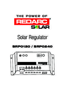 Solar Regulator SRP0120 / SRP0240 +  -