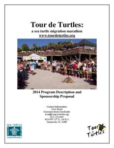 Microsoft Word - Tour de Turtles Sponsorship Packet 2014.doc