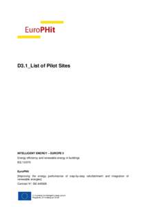 EuroPHit_D3.1_20140214_Mosart_ListOfPilotSites
