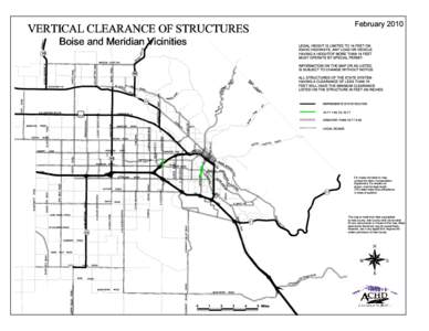 VERTICAL CLEARANCE OF STRUCTURES EMMET T HW  Boise and Meridian Vicinities