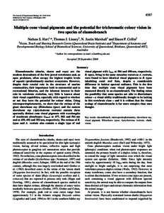 4587  The Journal of Experimental Biology 207, Published by The Company of Biologists 2004 doi:jeb.01314