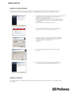 AudioBox USB QuickStart Guide