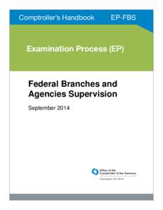 CH booklet, Federal Branches and Agencies Supervision