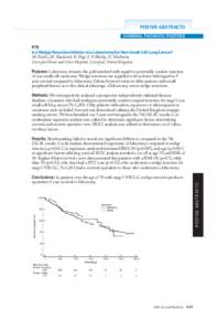 poster abstracts GENERAL THORACIC posters P73 Is a Wedge Resection Inferior to a Lobectomy for Non-Small Cell Lung Cancer? M. Poullis, M. Shackcloth, R. Page, S. P. Woolley, N. Mediratta