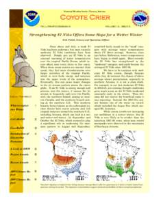 National Weather Service Tucson, Arizona  Coyote Crier FALL/WINTERVOLUME 14, ISSUE 2