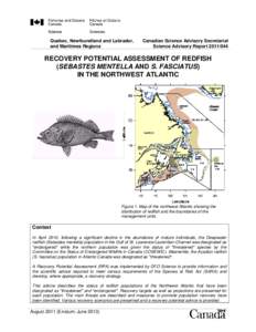 Quebec, Newfoundland and Labrador, and Maritimes Regions Canadian Science Advisory Secretariat Science Advisory Report[removed]