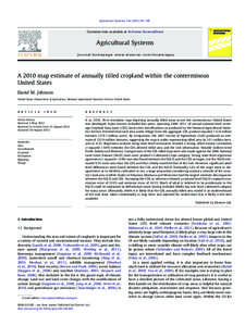 Agricultural Systems[removed]–105  Contents lists available at SciVerse ScienceDirect Agricultural Systems journal homepage: www.elsevier.com/locate/agsy