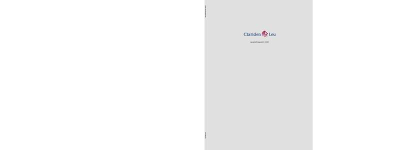 Geschäftsbericht[removed]Clariden Leu Group: die Zahlen im Kurzüberblick