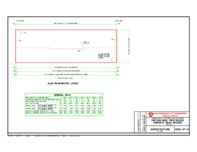 | ABUT. BRG.  | ABUT. BRG. SPAN LENGTH (`| TO | ABUTMENT BRGS.`)