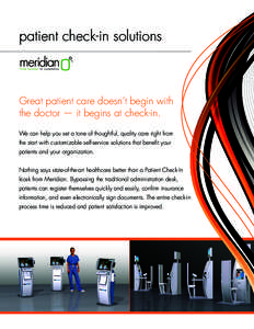 self-service payment solutions patient check-in solutions