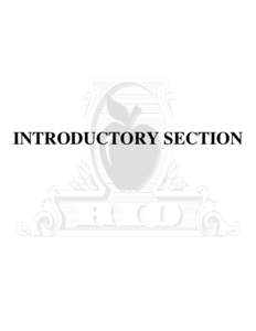 INTRODUCTORY SECTION  ND Retirement and Investment Office – Introductory Section page 2