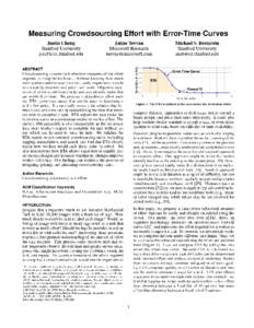 objective approach to measuring effort, extending research on accuracy-tradeoff curves [32] to produce a more robust measure that correlates well with several subjective measures. After describing ETA, we explore the me