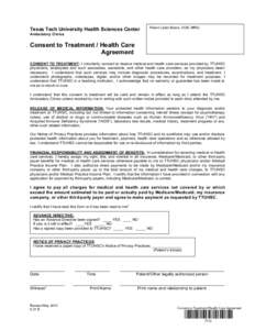 Microsoft Word - Consent to Treatment General FINAL.doc