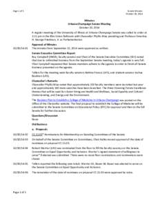 Page 1 of 5  Senate Minutes October 20, 2014  Minutes