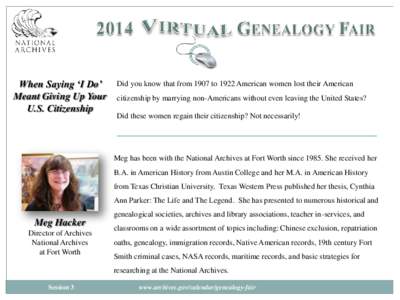 2014 Virtual Genealogy Fair
