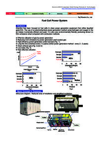 Source:JASE-W Japanese Smart Energy Products & Technologies http://www.jase-w.eccj.or.jp/technologies/index.html Keywords  Y3