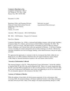 Business / Finance / Money laundering / Birmingham Small Arms Company / Economics / USA PATRIOT Act /  Title III /  Subtitle B / Bank Secrecy Act / Financial regulation / Suspicious activity report