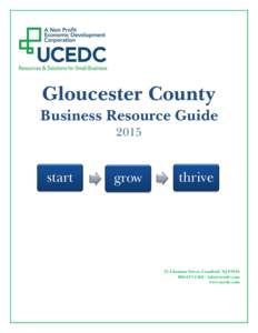 Gloucester County Business Resource Guide 2015 start