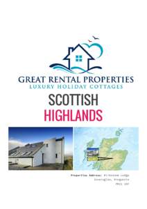 SCOTTISH HIGHLANDS Properties Address​ : Kirkstone Lodge Inveruglas, Kingussie