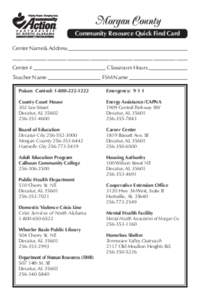 Alabama / Busking / Homelessness / Humanitarian aid / Socioeconomics / Sociology / Decatur /  Alabama / Scottsboro /  Alabama / Cullman County /  Alabama / Geography of Alabama / Huntsville–Decatur Combined Statistical Area / Geography of the United States