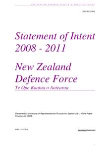 NZ Defence Force[removed]Statement of Intent