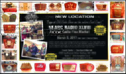 Great NEW LOCATION for the  “Biggest Old Radio Show on the entire East Coast” Hourly NEARC RADIO XLVIII Free Old Radio