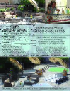 PLAN A PARTY WITH A PURPOSE ON OUR PATIO. PATIO PARTY PLANNING 101:  GAMES