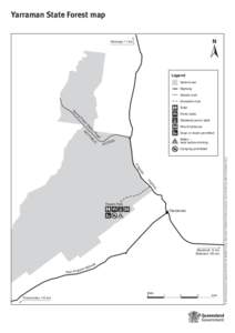 Yarraman State Forest map