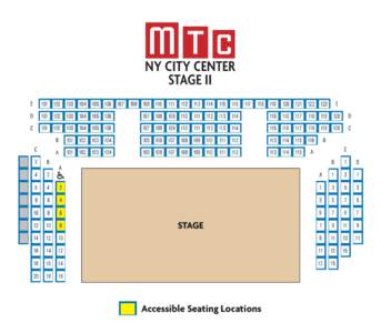NY City Center Stage 2 Seating