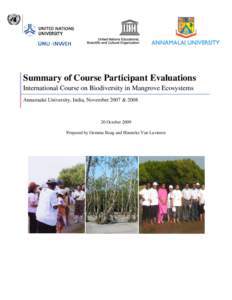 Summary of Course Participant Evaluations