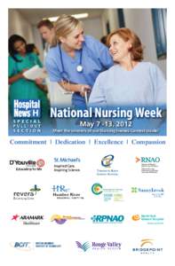 SPECIAL PULLOUT SECTION National Nursing Week May 7 -13, 2012