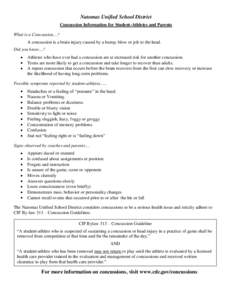 Concussion grading systems / Neurotrauma / Concussion / Head injury