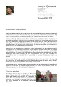 Stichting Dr.  Ramona Fonds p/a/ VogelwegHL Alkmaar