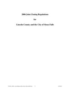 Joint jurisdictional zoning