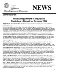 Insurance / Health insurance / Public adjuster / Claims adjuster / Finance / Economics / Legal professions / Financial institutions / Institutional investors