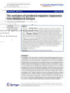 Vanore and Siegel Comparative Migration Studies:4 DOIs40878z ORIGINAL ARTICLE  Open Access