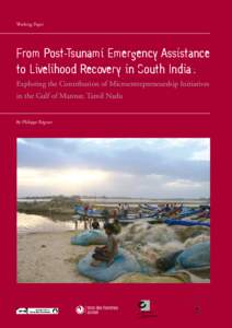 Working Paper  From Post-Tsunami Emergency Assistance to Livelihood Recovery in South India : Exploring the Contribution of Microentrepreneurship Initiatives in the Gulf of Mannar, Tamil Nadu