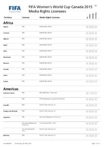 European Broadcasting Union / Sports / Broadcasting / Entertainment / Surnames / X / FIFA