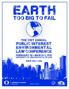 earth too big to fail the 31st annual public interest environmental