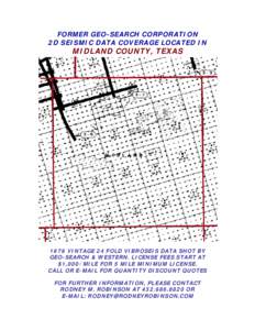 Midland County, Texas / Geo-Search 2D Seismic Data