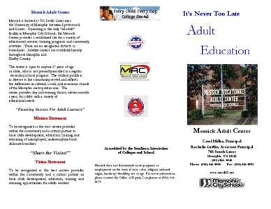 General Educational Development / English as a foreign or second language / Adult high school / Independent Learning Centre / Paxen Learning / Education / Education in the United States / Adult education