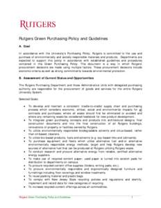 Microsoft Word - Rutgers Green Purchasing Policy _3_.doc