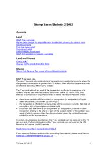 Taxation / Taxation in Hong Kong / Taxation in Sweden / Value added tax / Tax / Public economics / Government / Political economy / Stamp duty in the United Kingdom / Taxation in the United Kingdom / Taxation in the Republic of Ireland / Stamp duty