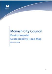 Monash City Council Environmental Sustainability Road Map[removed]