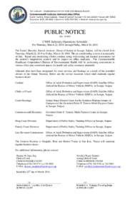 THE JUDICIARY - COMMONWEALTH OF THE NORTHERN MARIANA ISLANDS  Commonwealth Judiciary Administrative Office Guma’ Hustisia, Iimwal Aweewe, House of Justice • Susupe • P.O. Box • Saipan, MPTelephone: 