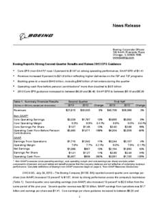 News Release  Boeing Corporate Offices 100 North Riverside Plaza Chicago, IL[removed]www.boeing.com