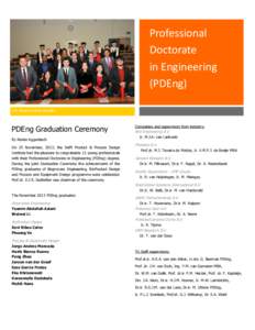 Professional Doctorate in Engineering (PDEng) THE INNOVATION DEGREE