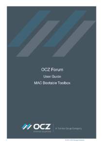 i  © 2014 OCZ Storage Solutions MAC Toolbox User Guide – OCZ Forum
